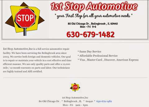 1st Stop Automotive,Inc